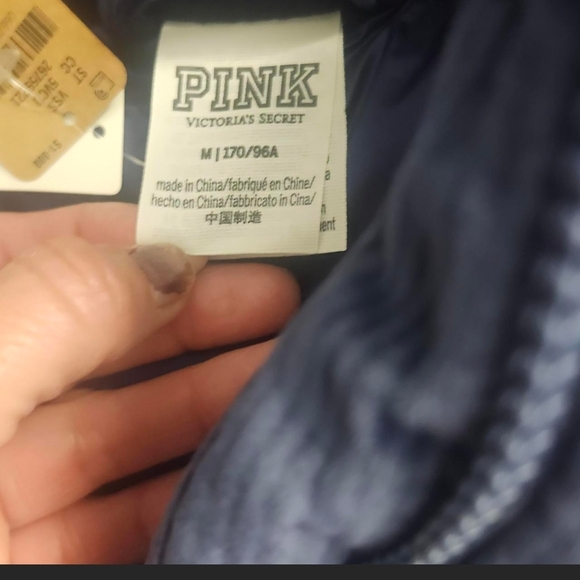 PINK Victoria's Secret Blue Corduroy Vest - Picture 5 of 5